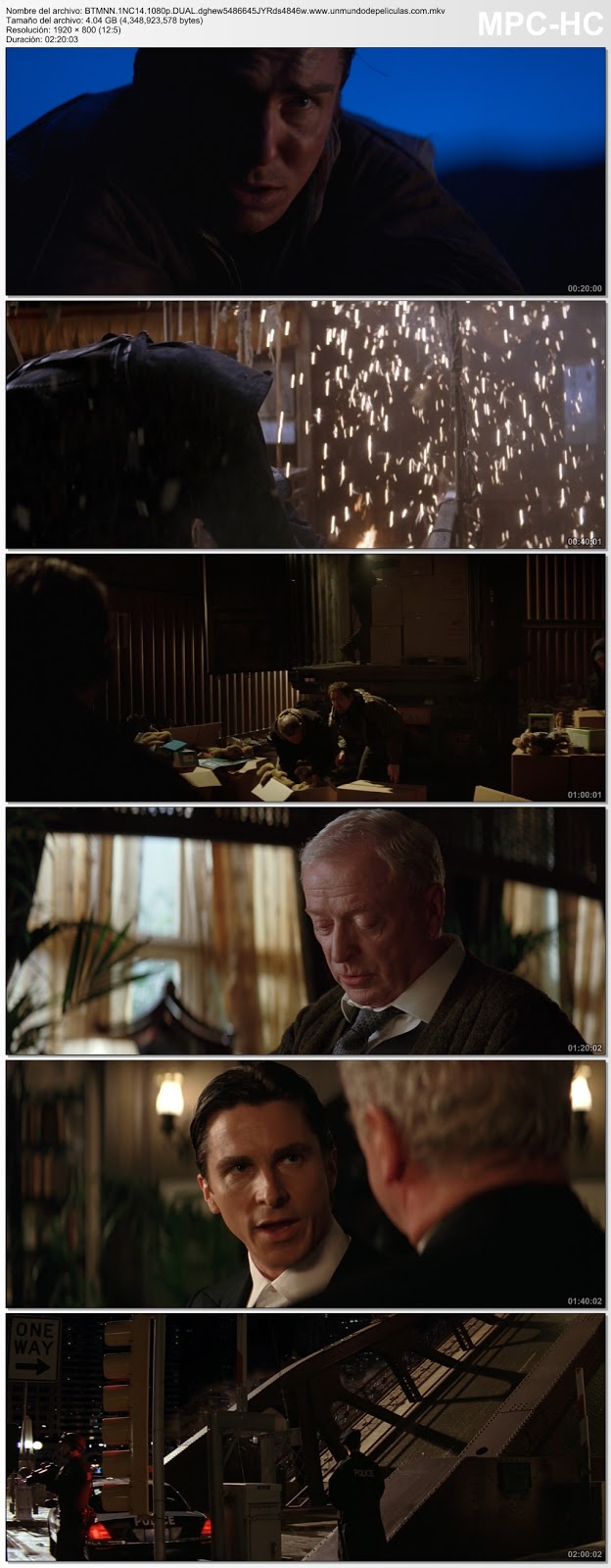 Capturas de la película.