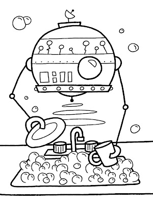 Robot Coloring Pages For Preschoolers – Colorings.net