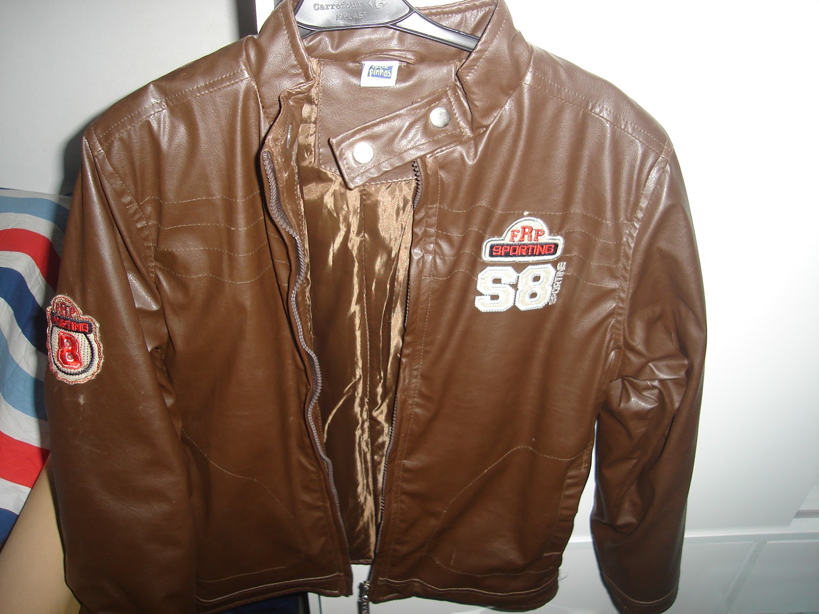 jaqueta motociclista infantil