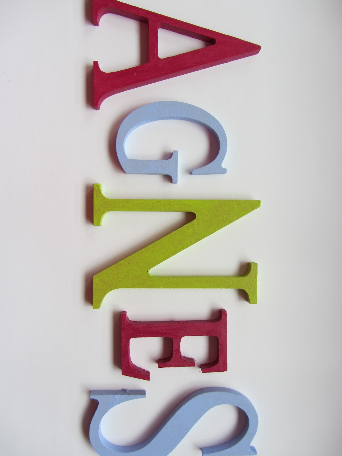 thom haus handmade Large and Small Letters for Children’s Bedrooms