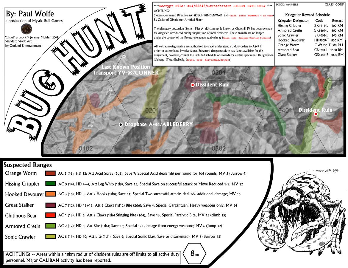 Bug Hunt -- One-Page Sci-Fi Adventure