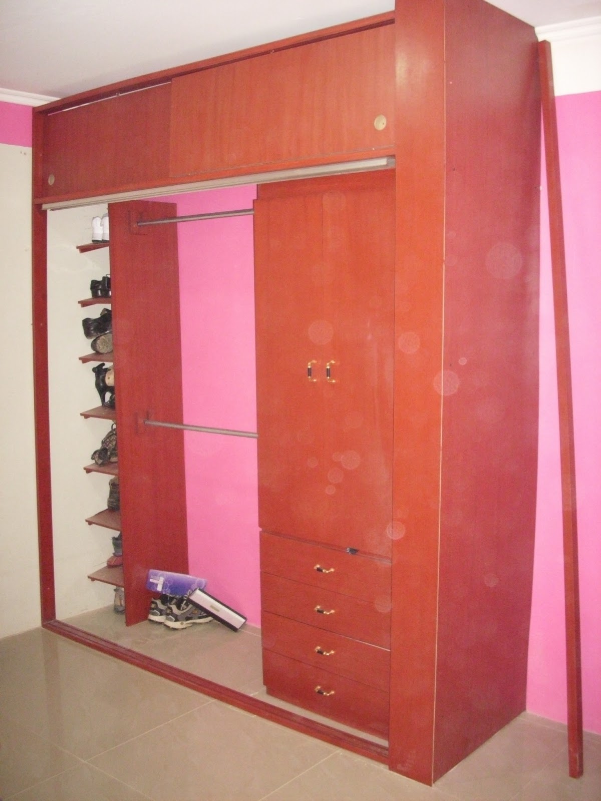 Mis trabajos en madera closet em mdf y madera