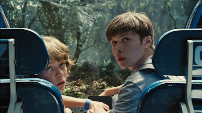 Nick Robinson and Ty Simpkins in Jurassic World