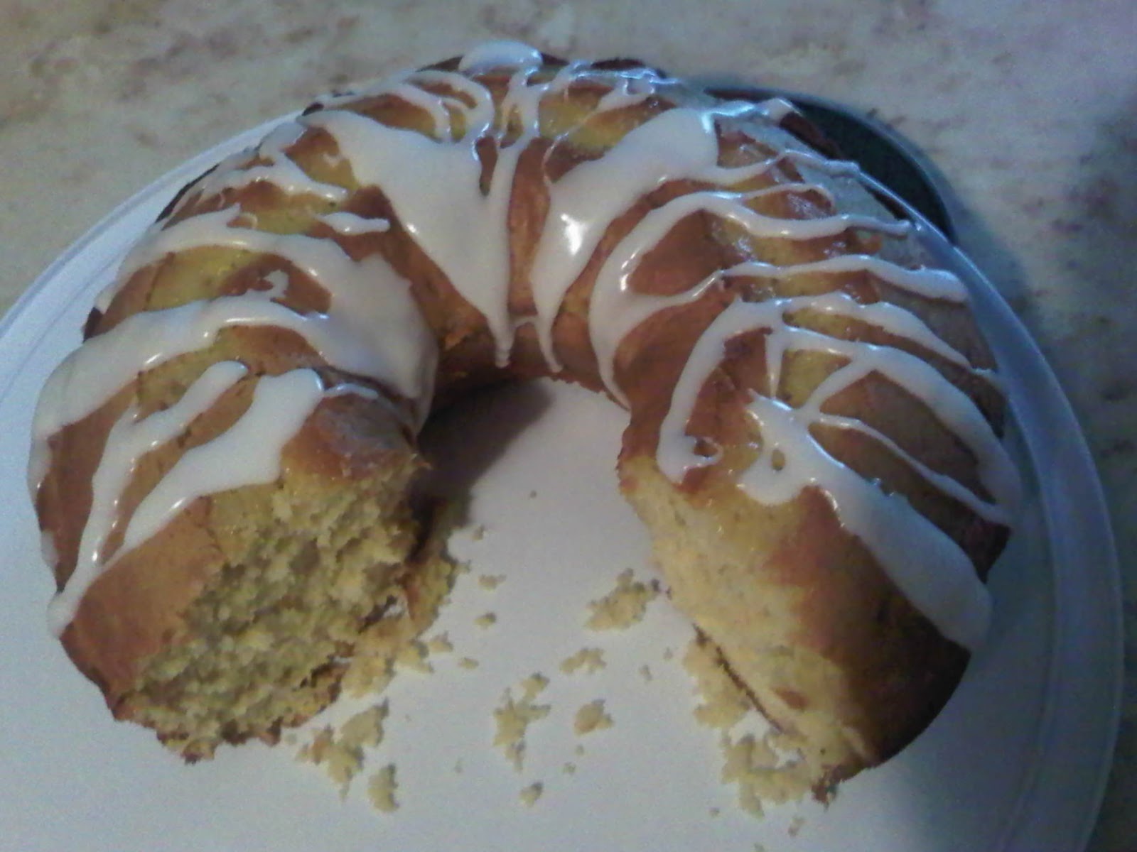 Lemon Glazed Pound Cake - Homespuncafe