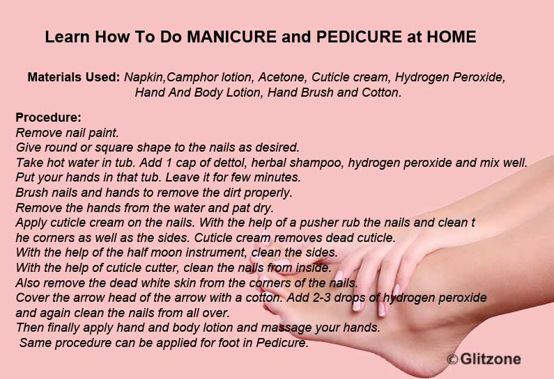 Learn How To Do Manicure And Pedicure At Home Glitzone