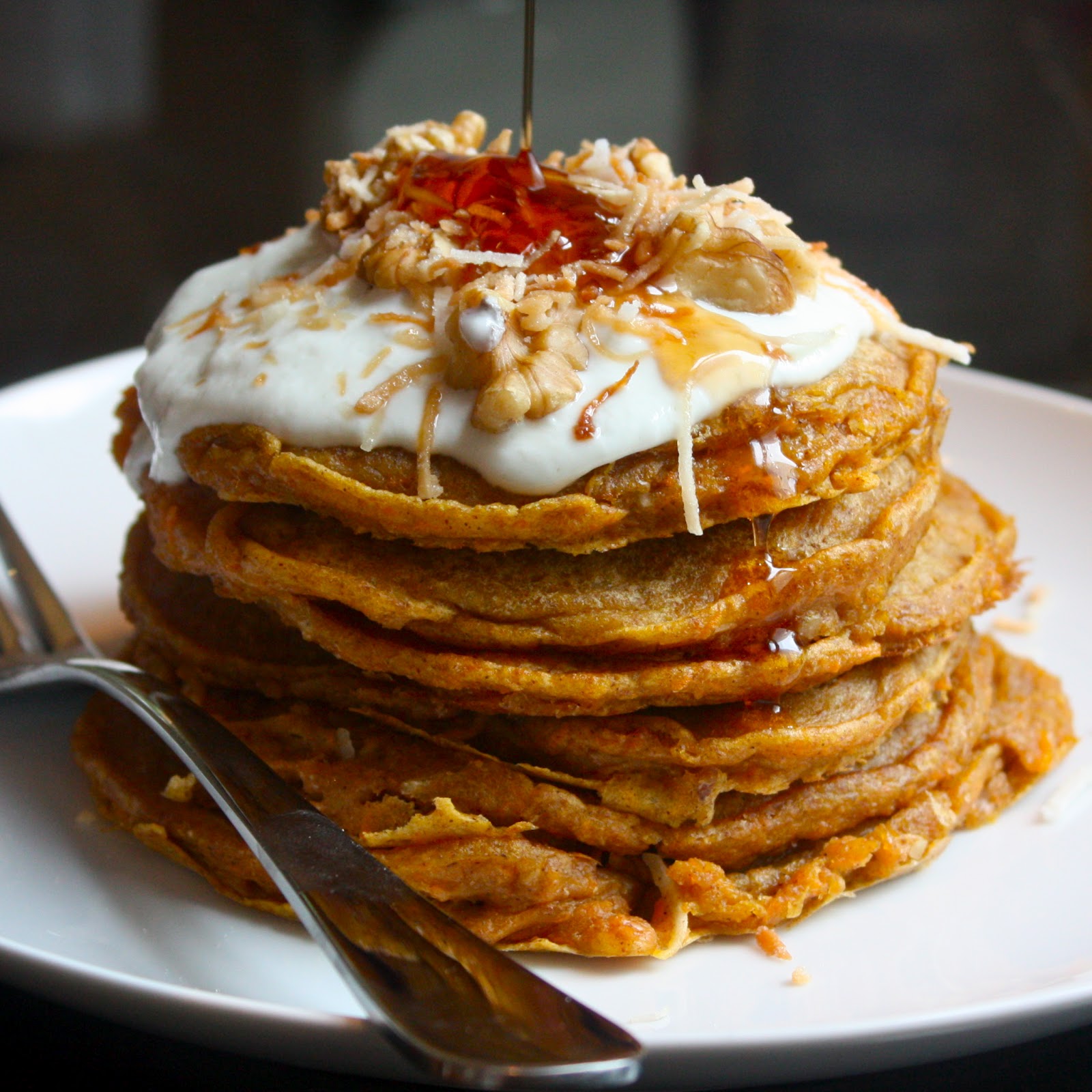 carrot cake pancakes Cannella Vita