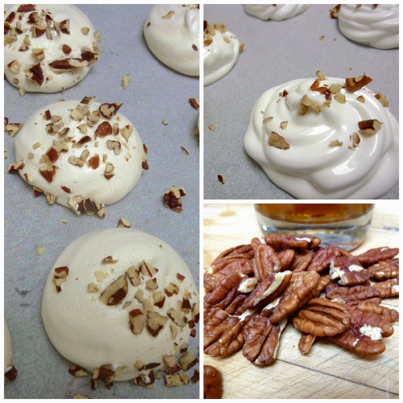 Pecan Whisky Meringues