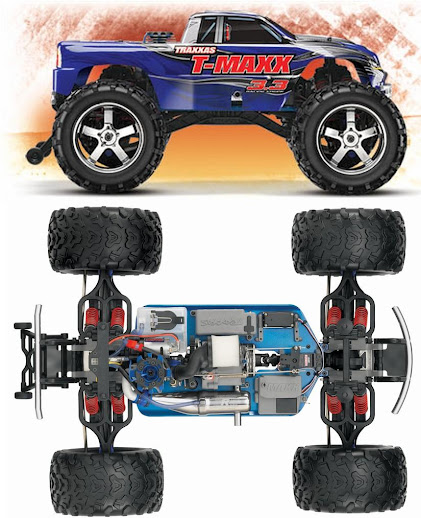 TRAXXAS T-MAXX 3.3 NITRO 1/10 RTR (Click sobre la imagen para caracteristicas)