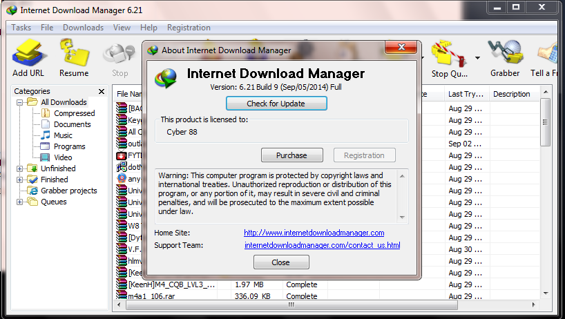 Internet Download Manager 6.21 Build 9 Full Patch
