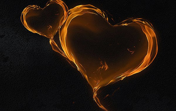 A Magical Flaming Heart Illustration in Photoshop A Magical Flaming Heart Illustration in Photoshop