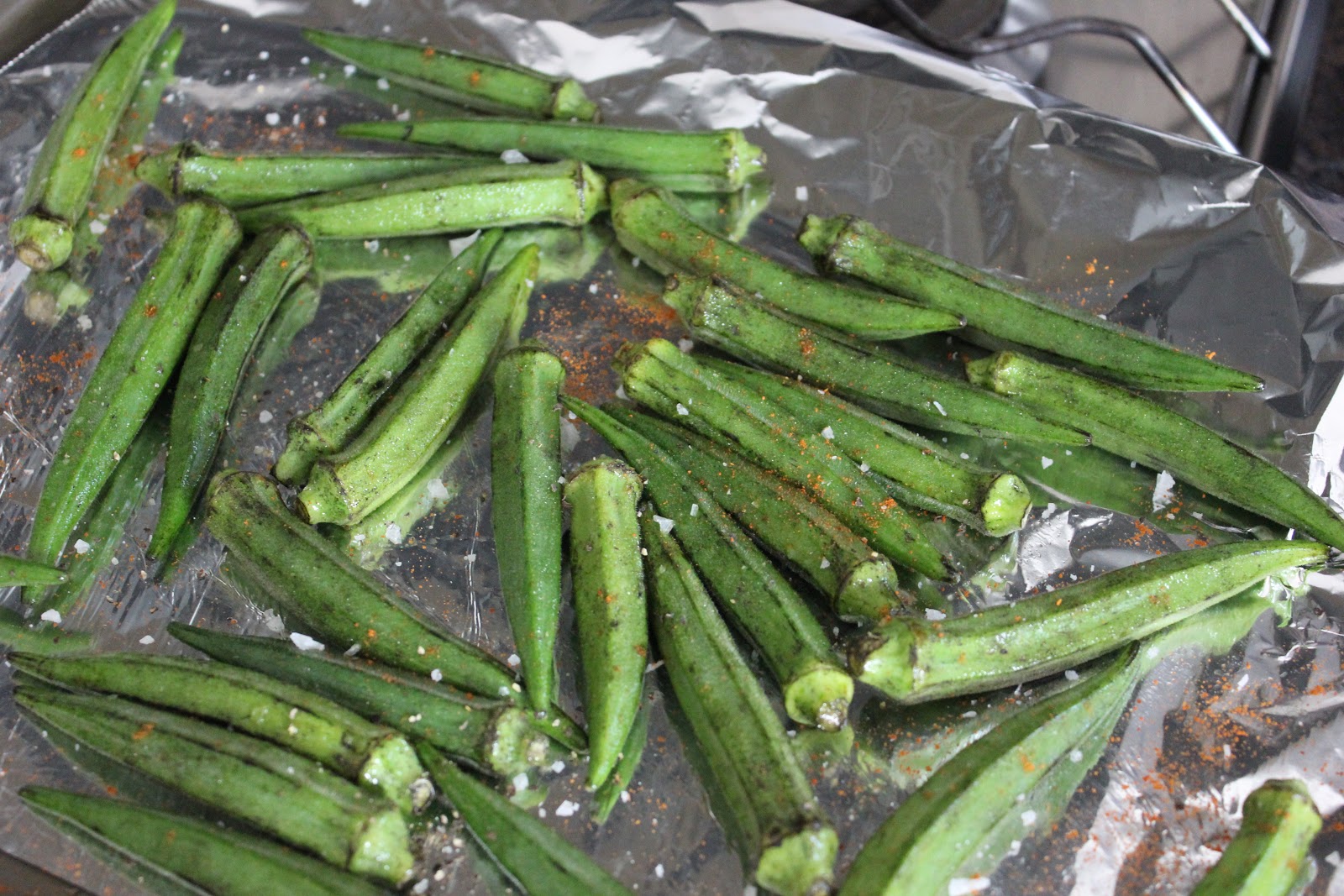 Baked Kibbeh Pie (Kibbeh belsaniyyeh) with Crispy Okra and Tahina Sauce