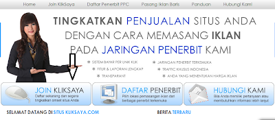 Tips: Cara Daftar Jadi Publisher Iklan di Kliksayadotcom