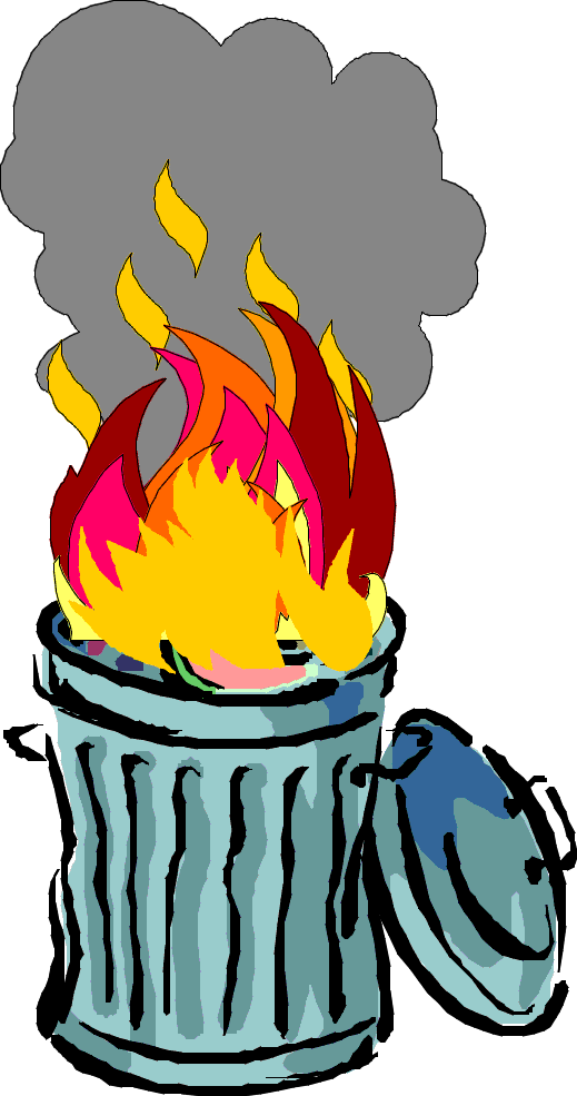 burning waste