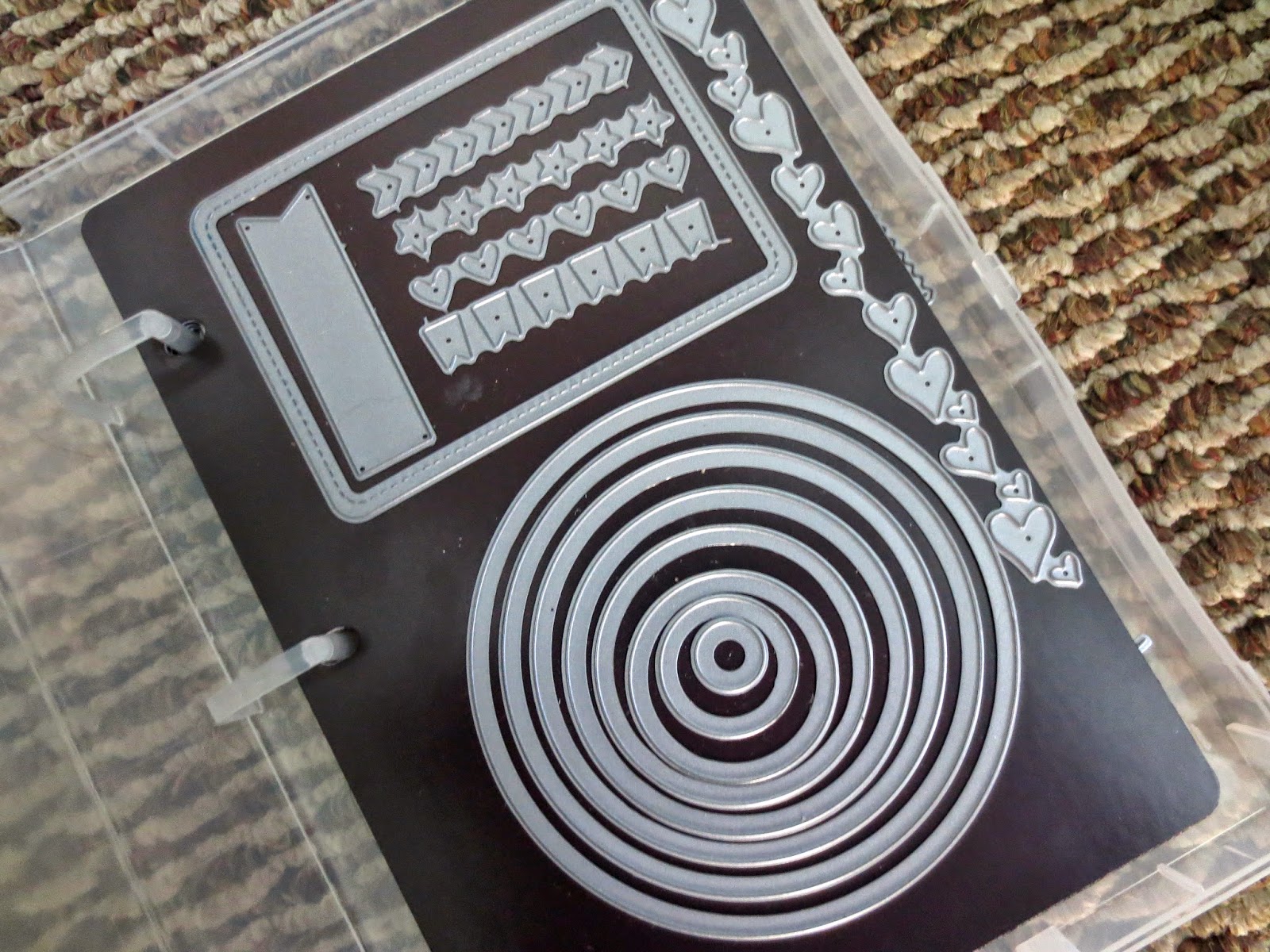 Christy Gets Crafty Cling Mount Stamp and Die Storage