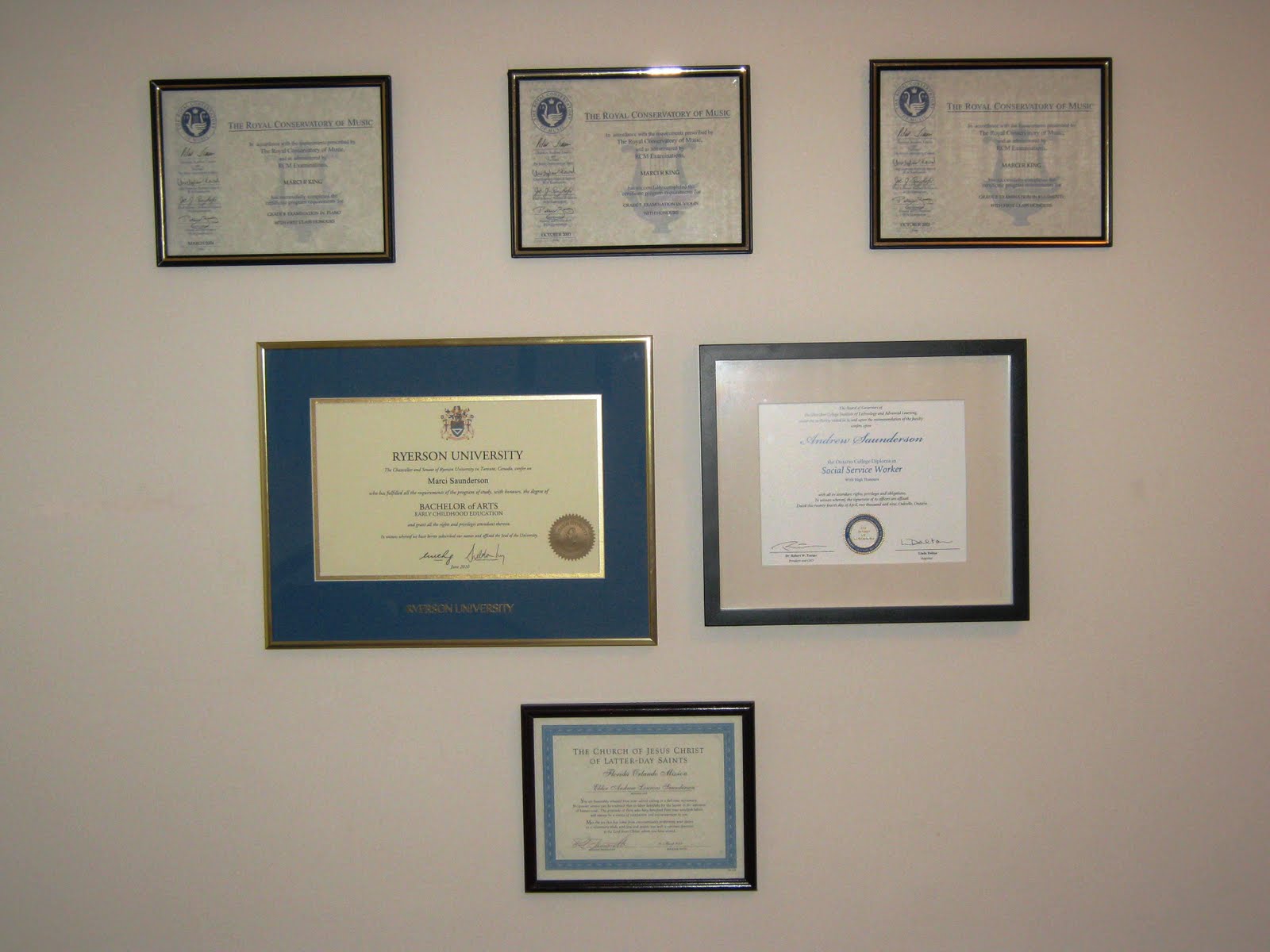 Wall Certificate