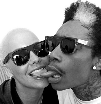 amber rose and wiz khalifa pictures. wiz khalifa amber rose