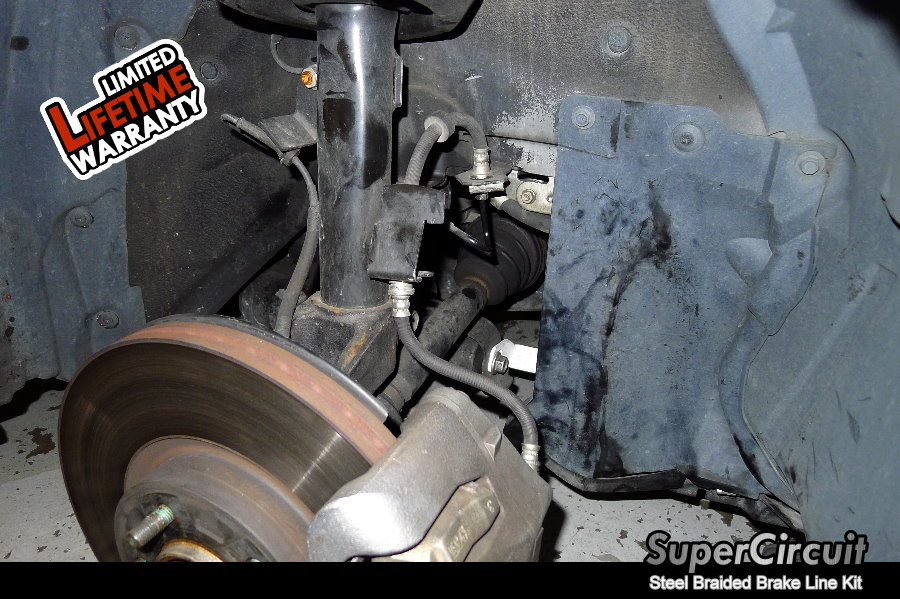 SUPERCIRCUIT Steel Braided Brake Lines Mazda 3 MPS Steel Braided Brake