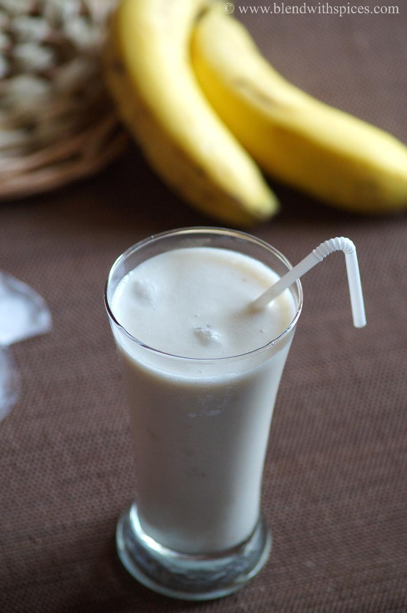 Banana Lassi Recipe How to make Banana Lassi Indian Yogurt Drink