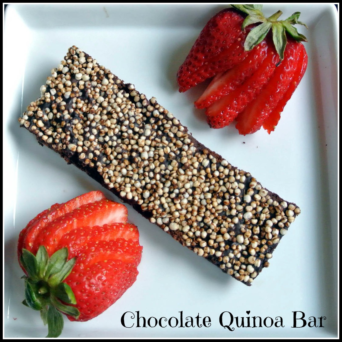 Mom, What's For Dinner? Chocolate Quinoa Puff Bars