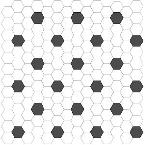 White+hexagon+tile+with+black+grout