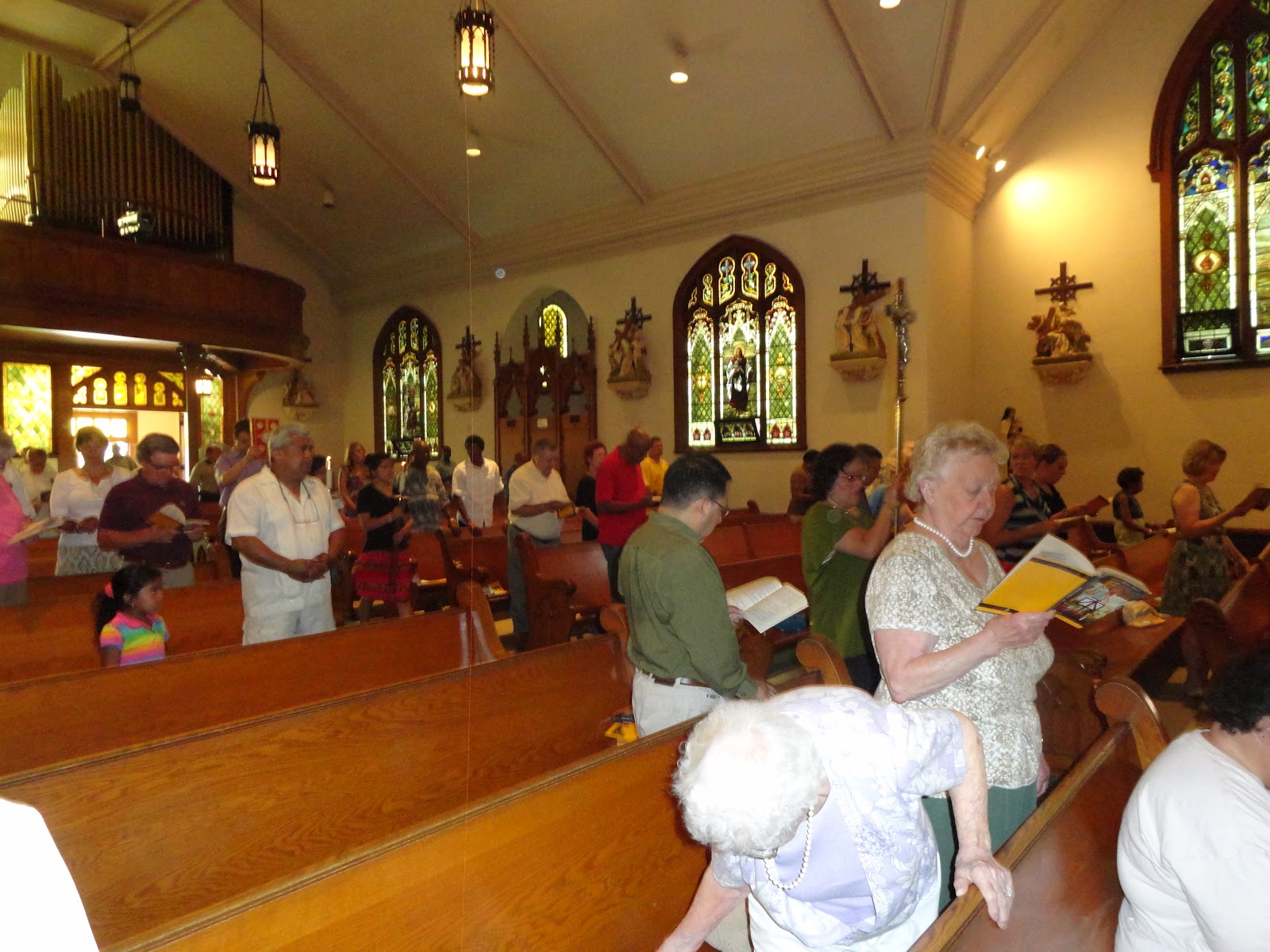 Marsha's Musings Sunday morning Mass at Ascension Parish