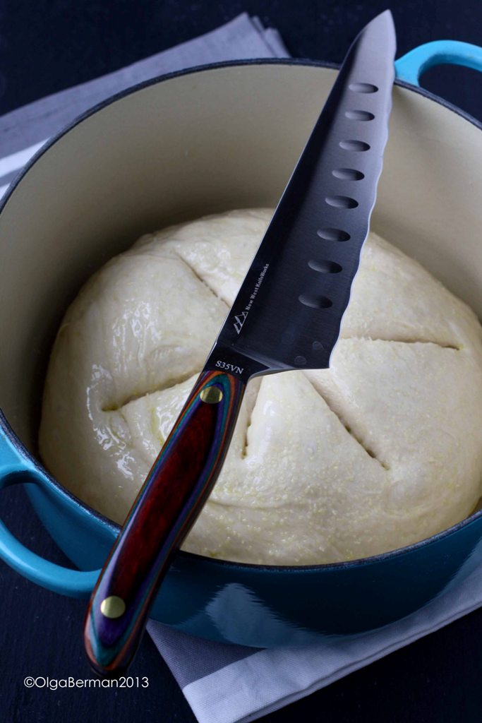 Mango & Tomato New West Knifeworks' Superbread Knife & Baking Bread in