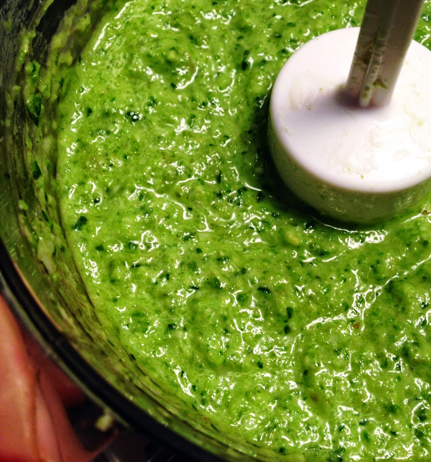 Secrets of a Condo Cook Asparagus and Spinach Pesto