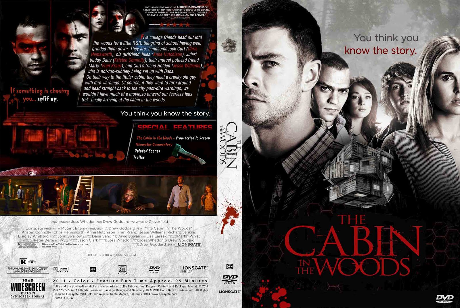 Movie Cover The Cabin In The Woods 2011