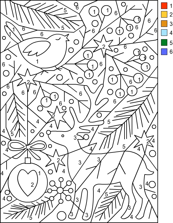 Nicole's Free Coloring Pages: COLOR BY NUMBER * Coloring pages