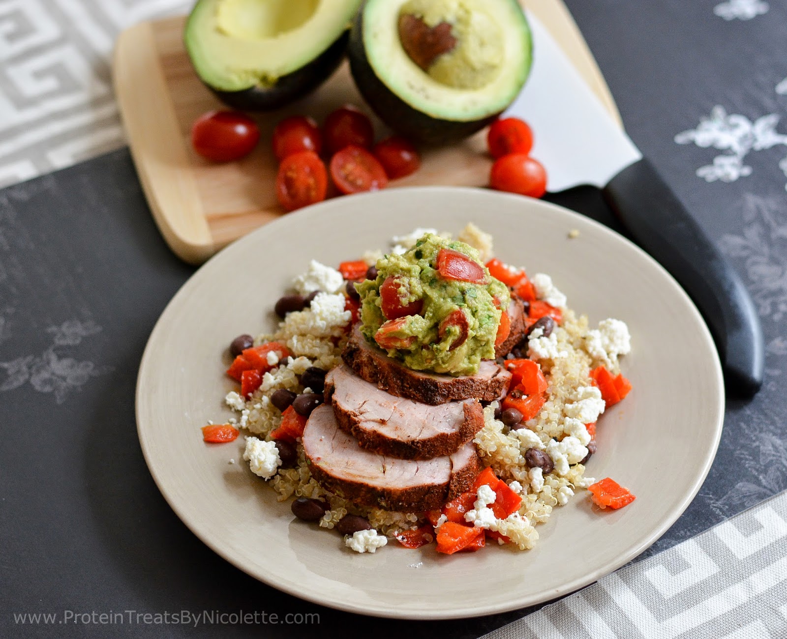Protein Treats By Nicolette Grilled Pork Tenderloin with Southwestern