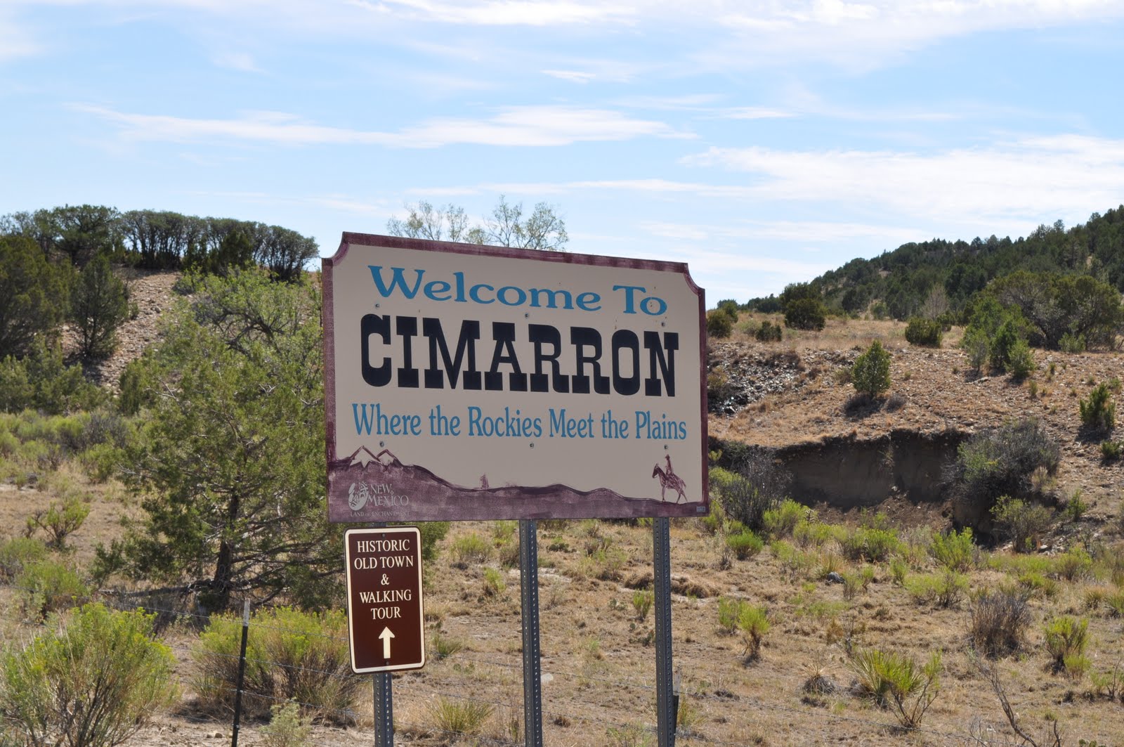 North to Alaska... Day 2 Cimarron, New Mexico...Where the West is Still Wild