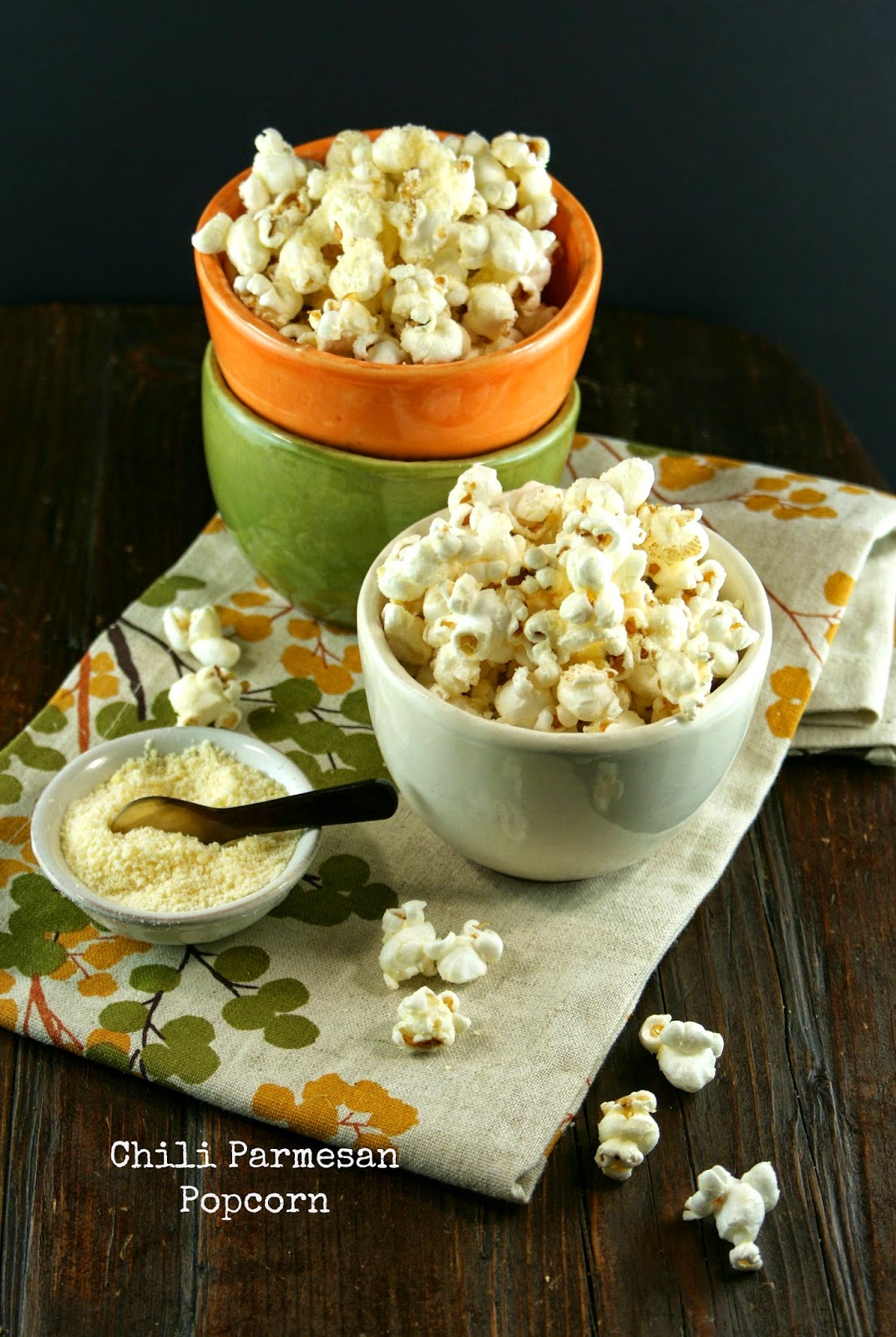 Authentic Suburban Gourmet Chili Parmesan Popcorn Secret Recipe Club