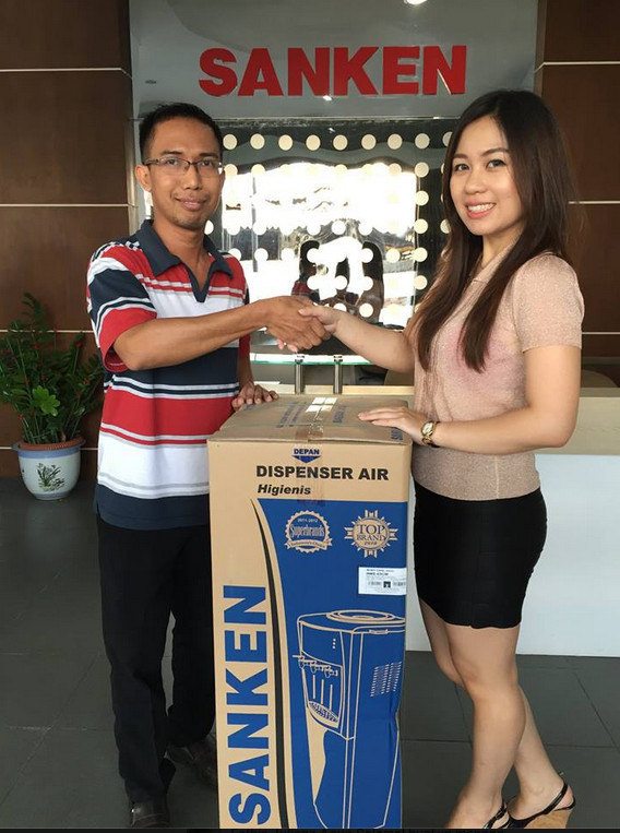 Pemenang Dispenser Sanken HWE-69C di Kuis #SankenKickAndy Pemenang Dispenser Sanken HWE-69C di Kuis #SankenKickAndy