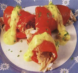 Rollitos de pimiento y arroz recetas