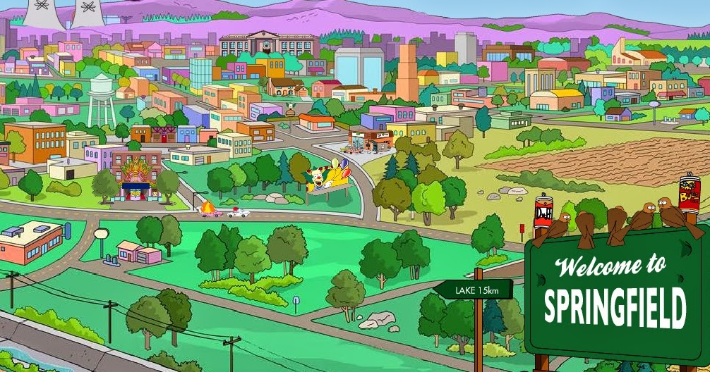 LOS SIMPSON SPRINGFIELD CIUDAD DE LOS SIMPSON
