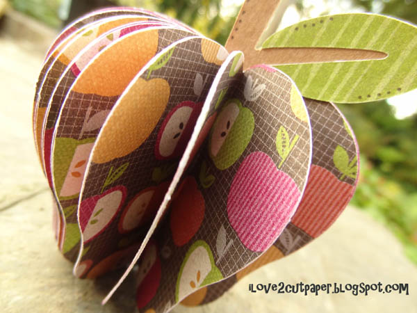 I Love 2 Cut Paper 3d Apple Svg Cut It Project