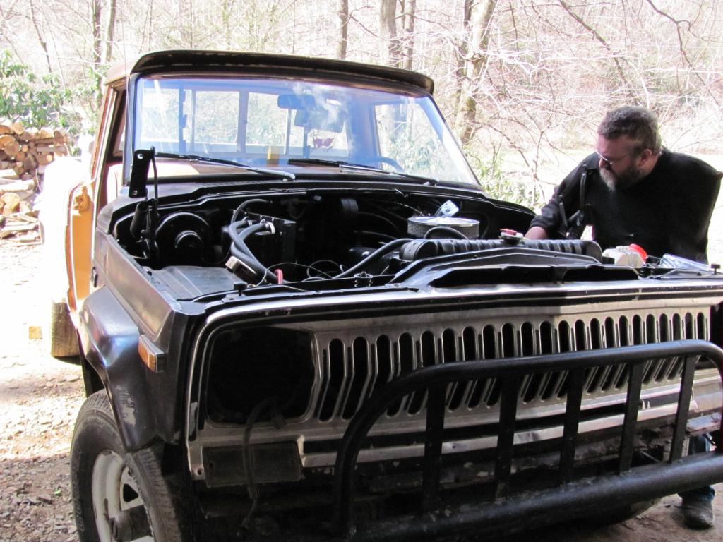 Scott's 1976 Jeep J10 Blog Rebuilt InLine Jeep J10 Engine
