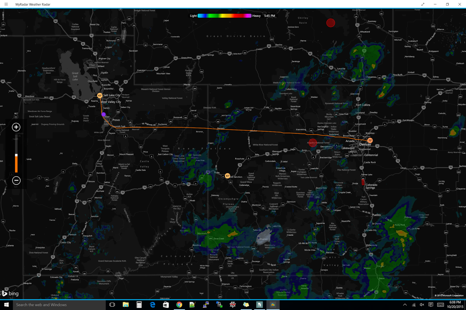 in the mean time i m announcing my simple weather maps it uses recent weather observations collected by mesowest and plots the temperatures on a map in the mean time i m announcing my simple weather maps it uses recent weather observations collected by mesowest and plots the temperatures on a map