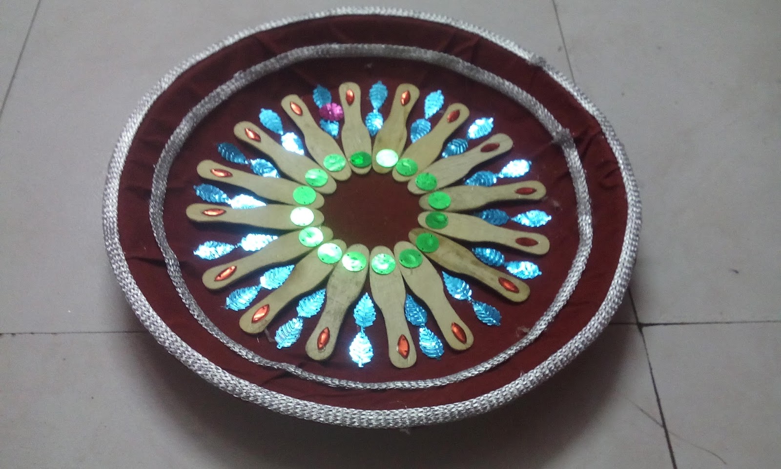 Wedding and Aarthi plates by Chandra Vadhana Aarthi plates by Chandr