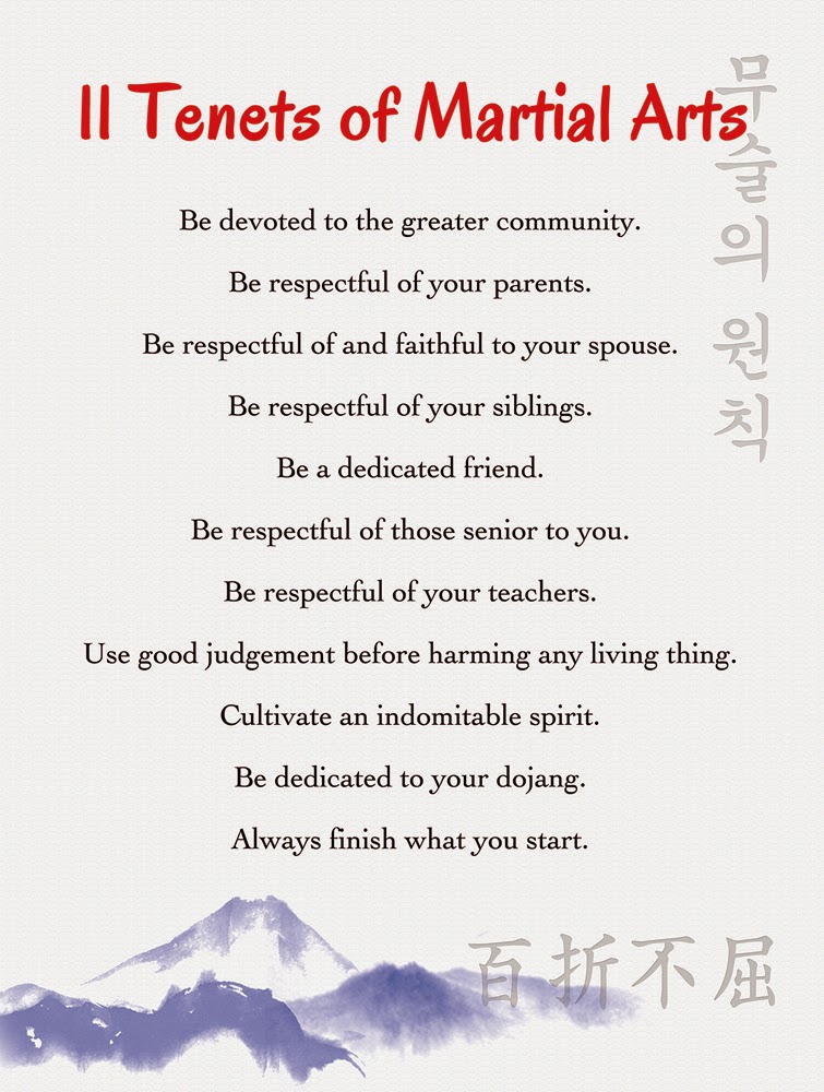 The Han Mi Martial Arts Blog Ethics in Martial Arts