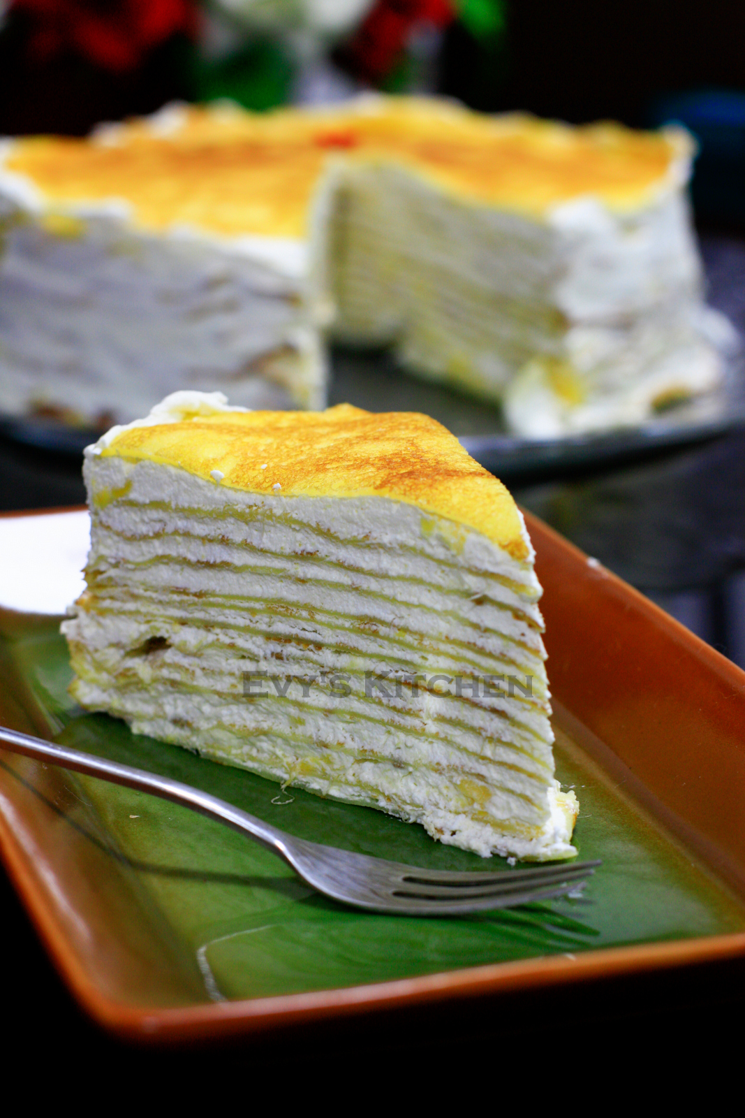 EVY's Kitchen Durian Mille Crepes