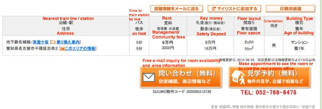Japan, Japanese, apartment, listings, search