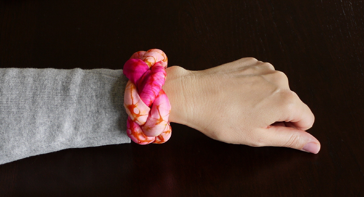 Category Beautiful Silk Braided Rope Bracelet... DIY