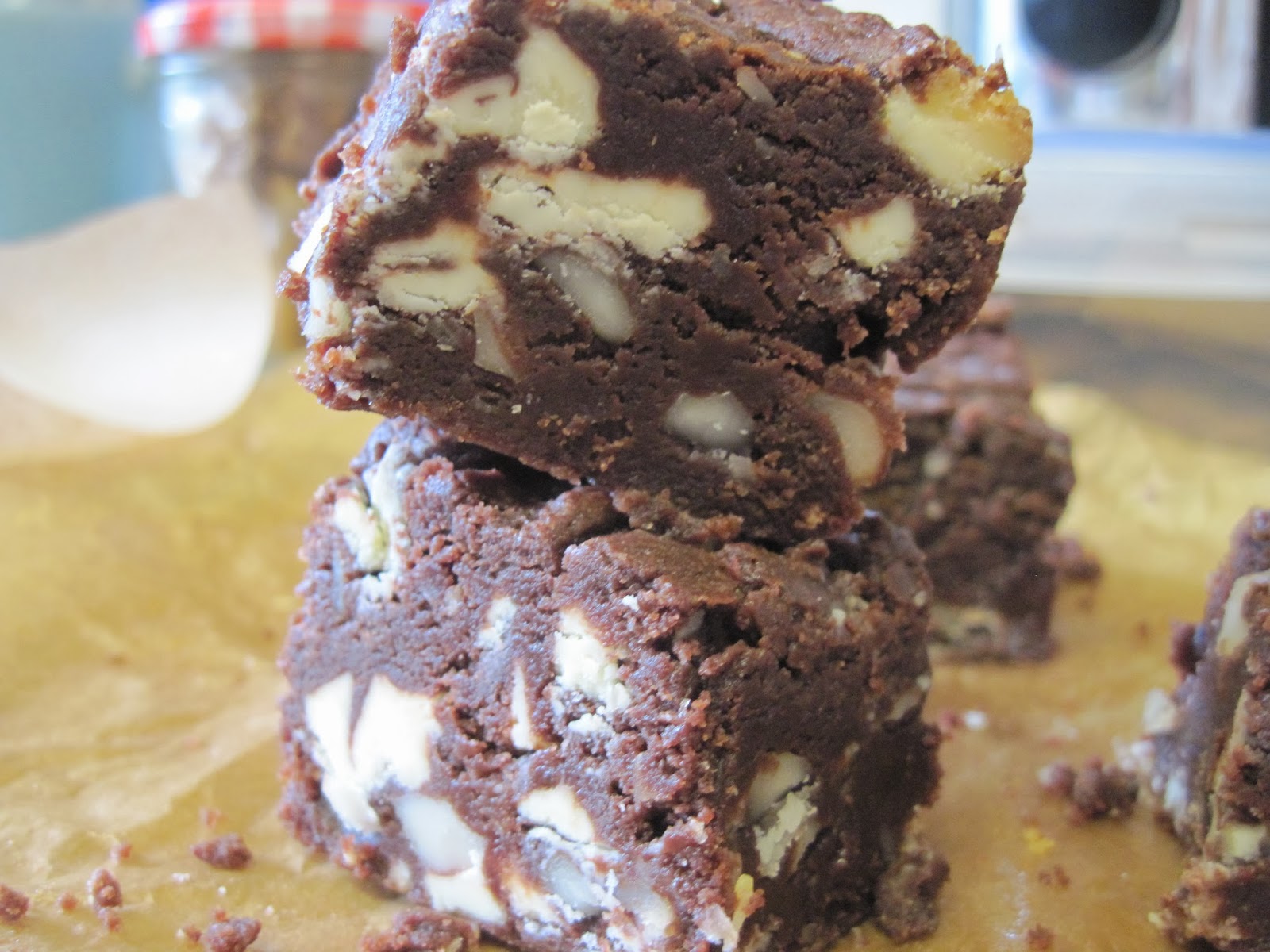 The Sugar Lump Macadamia & White Chocolate Brownies
