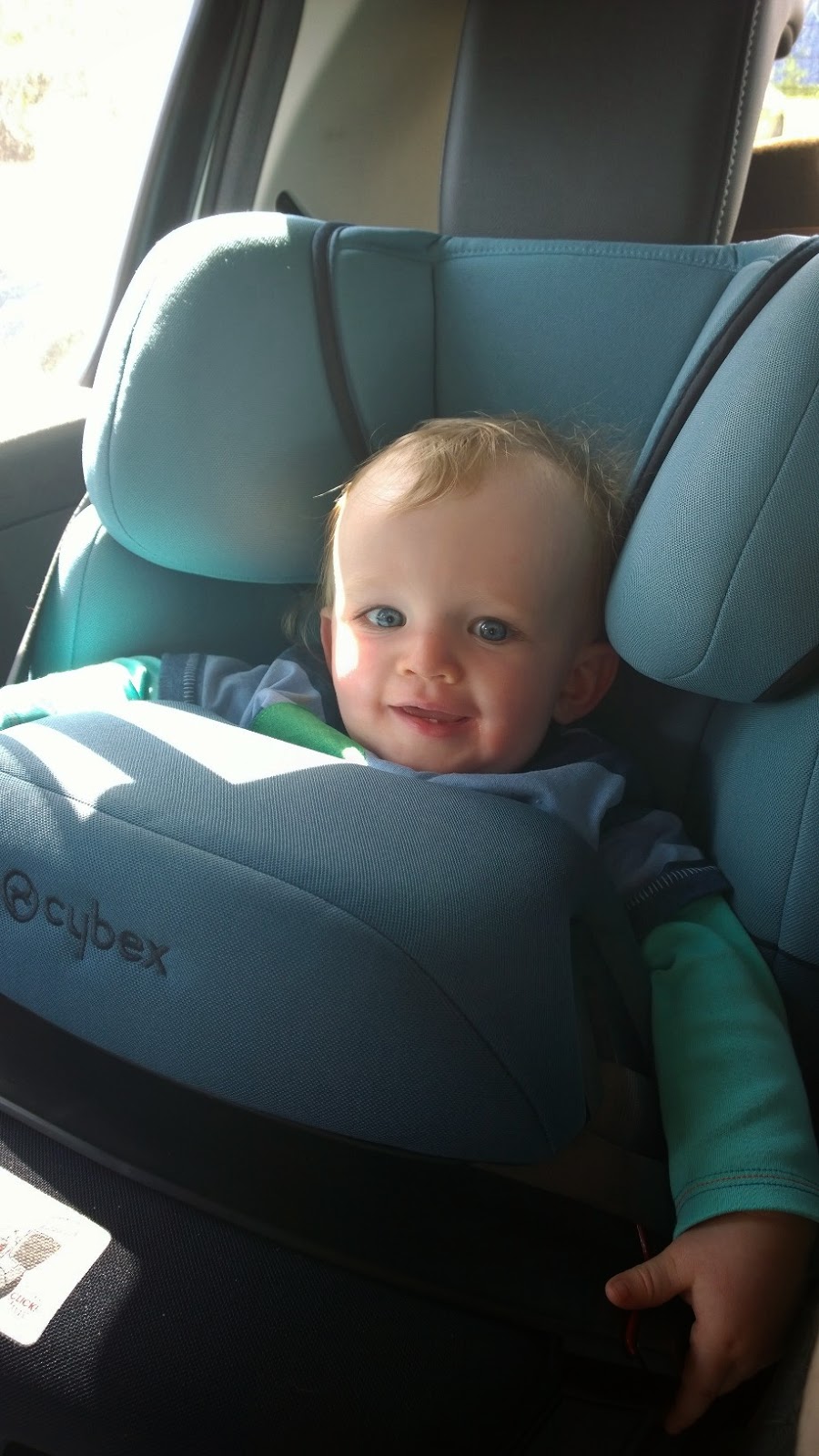 A new car seat for my growing boy To Mum