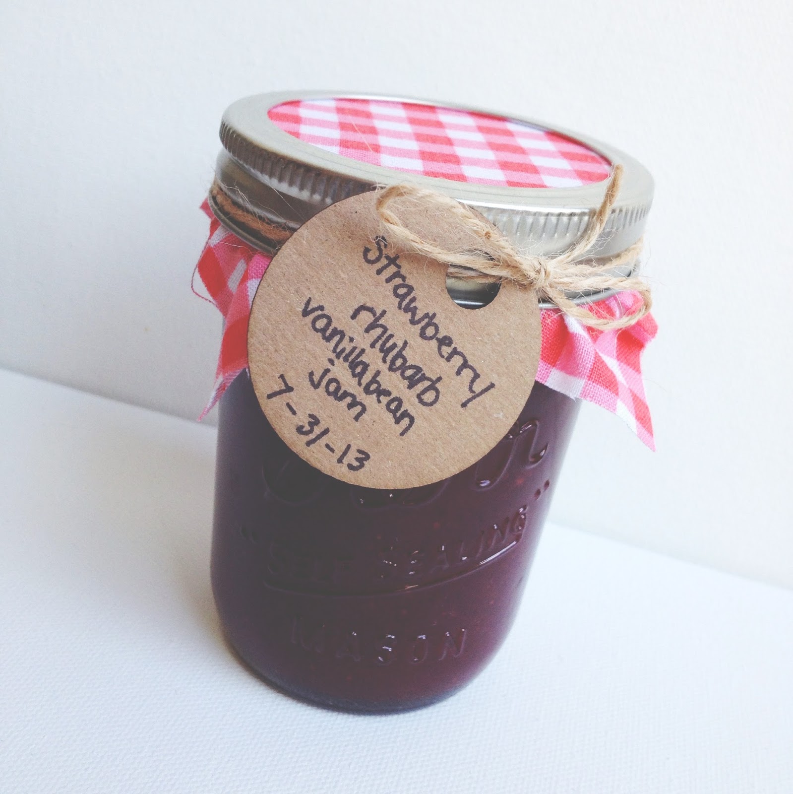 Every Day is a New Day Strawberry Rhubarb Vanilla Bean Jam