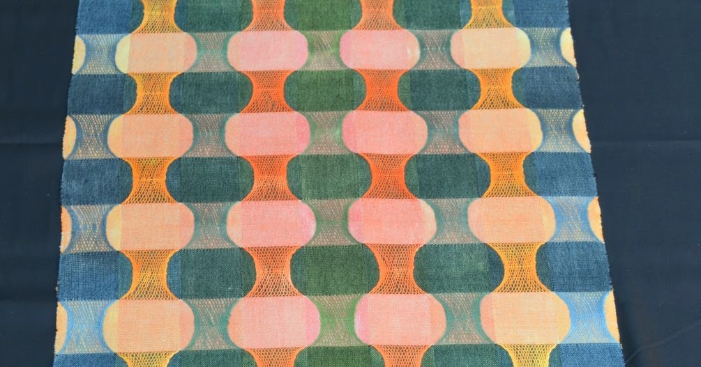 A FiberArtisan's Weaving Path Updraft, Downdraft at Convergence 2014