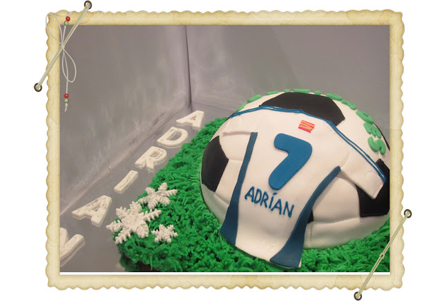 Tarta cumpleaños futbol Real Zaragoza