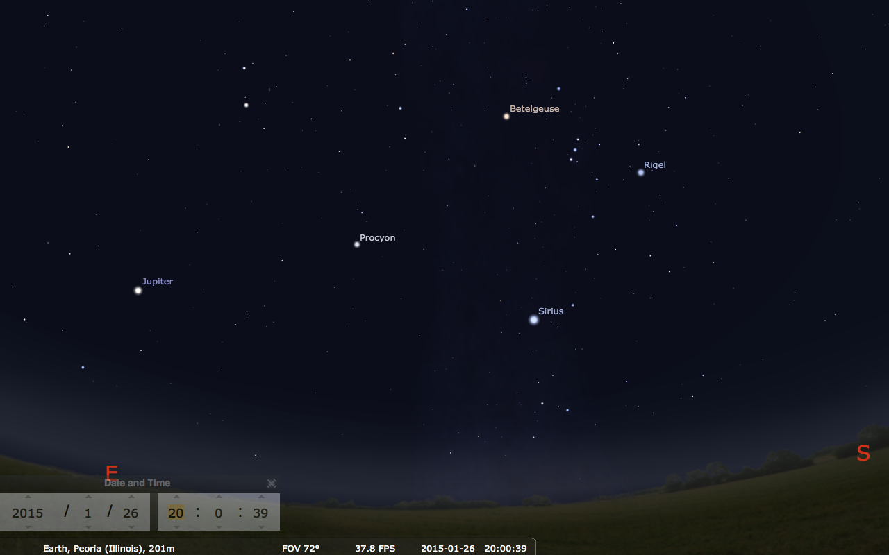 Stars Over Peoria Brightest Star In The Night Sky Stars Over Peoria Brightest Star In The Night Sky