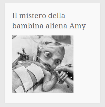 Il Mistero della bambina Emy